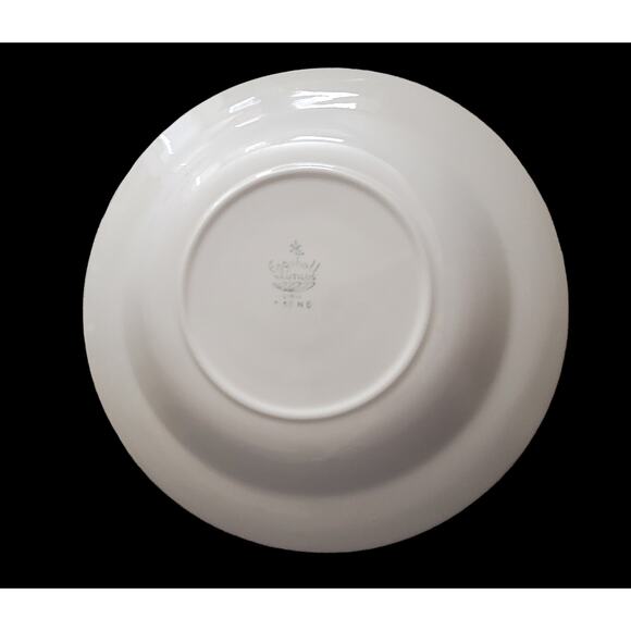 Two Eggshell Nautilus Homer Laughlin Apple Blossom China Bowls Vintage Made 1943 - Picture 7 of 11